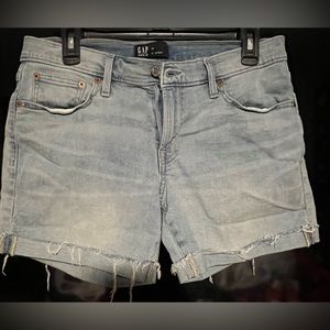 Gap high waist jeans shorts